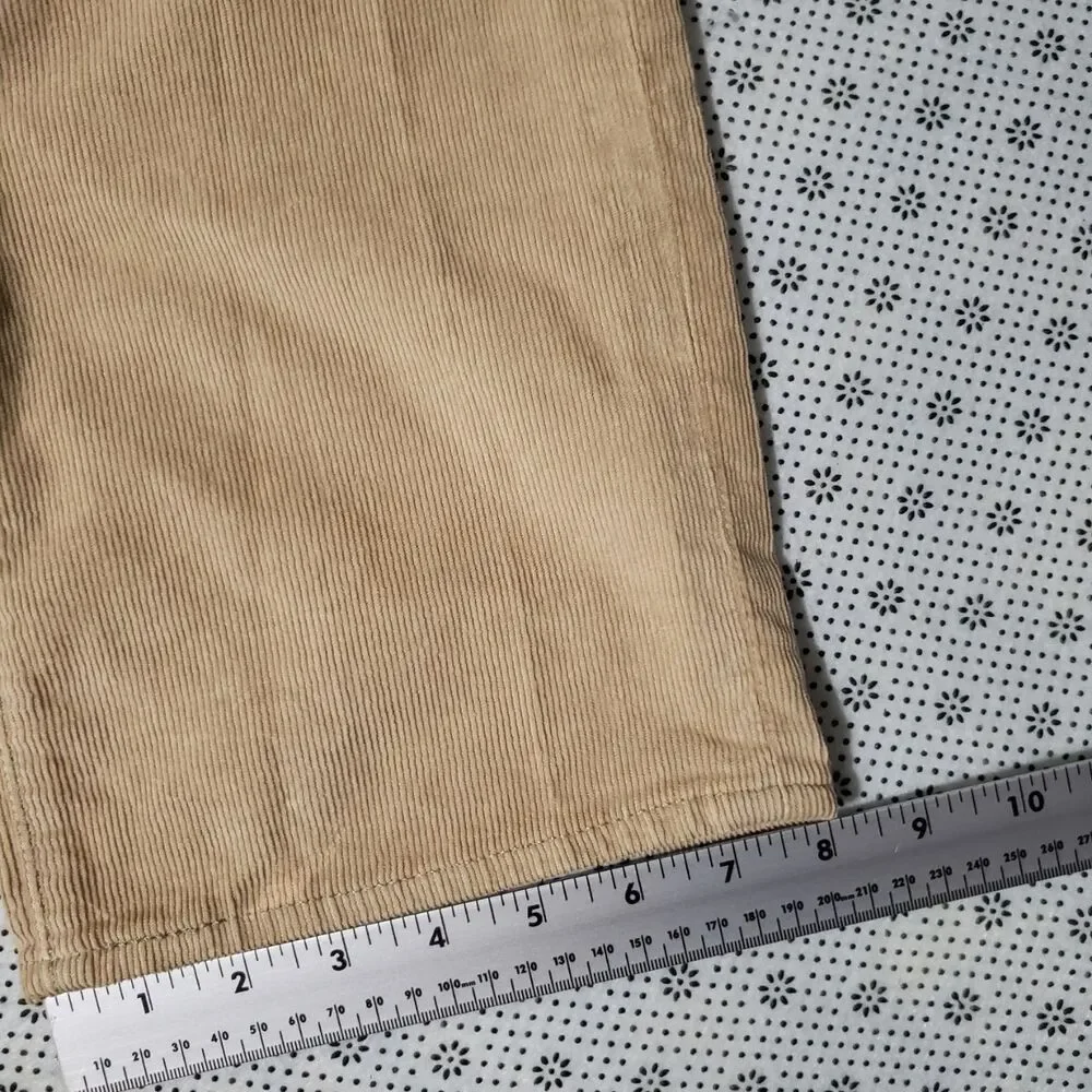 Levi's 511 Premium Corduroy Pants Mens W38 L32 Tan Khaki Slim Fit Stretch Cords